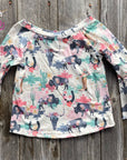 Shea Baby Bell Sleeve Wild Buffalo Top