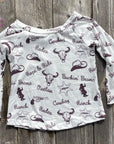 Shea Baby Bell Sleeve White Outlaw Top