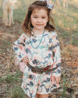Shea Baby Long Sleeve Wild Buffalo Fringe Dress