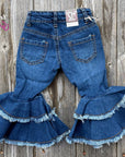 Cowgirl Hardware Double Ruffle Bell Jeans