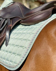 Satin Classic Jump Saddle Pad - Mint Sorbet