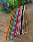 Color chain bike necklace 16 inch