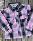 Pink Plaid Toddler Western Shirt