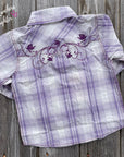 Lavender Toddler Western Shirt