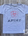 Ariat Boys Heather Grey Tee