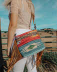 Nayleah Tribal Fringe Crossbody Purse