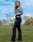 Black Cowgirl Tuff Work Hard Play Hard