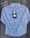 Ariat Boys Pro Series Dayne Mini Stripe Classic Fit Western Shirt