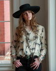 Tasha Polizzi Sheer Stallion Blouse