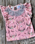 Shea Baby Antler Fringe Top