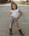 Shea Baby Cactus Fringe Shorts