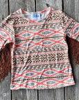 Shea Baby Brown Aztec Top