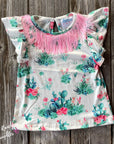 Shea Baby Cactus Fringe Top