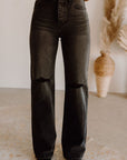 The Serena Pant in Washed Black