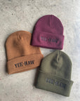 Yeehaw Knit Embroidered Beanie
