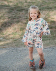 Shea Baby Bell Sleeve Wild Buffalo Top