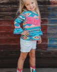 Shea Baby Longsleeve Aztec Top