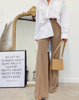 The Zoey Stretch Trouser in Taupe