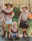 Shea Baby Brown Aztec Onesie
