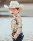 Shea Baby Coyote Pearl Snap Shirt