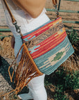 Nayleah Tribal Fringe Crossbody Purse