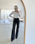 The Serena Pant in Washed Black