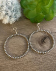 All silver hoop