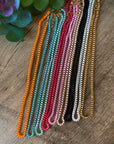 Color chain bike necklace 16 inch