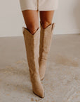 The Out West Suede Tall Cowboy Boot