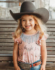 Shea Baby Antler Fringe Top