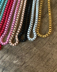 Color chain bike necklace 16 inch