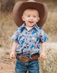Shea Baby Short Sleeve Roughstock Pearl Snap Shirt