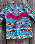Shea Baby Longsleeve Aztec Top