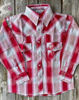 Red Plaid Men’s Western Shirt