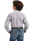 Ariat Boys Pro Series Dayne Mini Stripe Classic Fit Western Shirt