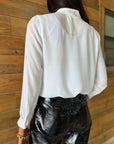The Claire Classic Top in White