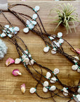38 inch long fresh water pearl necklace