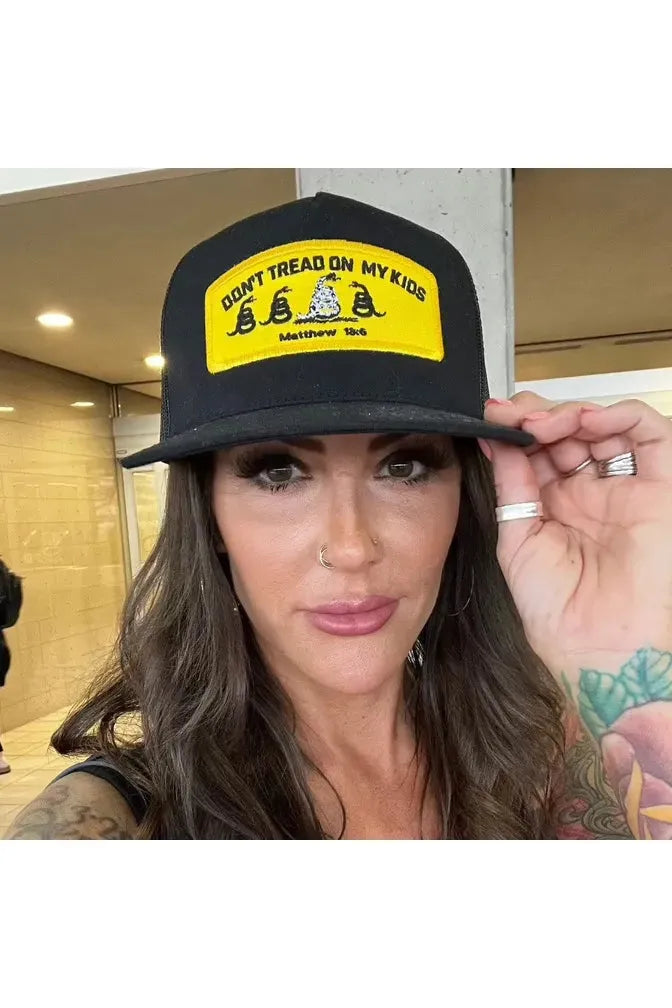 Don't Tread on My Kids Trucker Hat -clearance