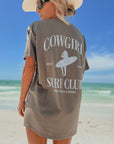 The Cowgirl Surf Club Tee in Brown