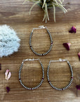 Little bit PURPLE spiny with Sterling Silver Pearls bracelet