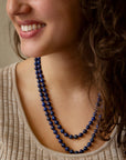 Immeasurable Blue Lapis Wrap Necklace
