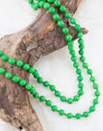 Immeasurable Green Magnesite Wrap Necklace