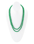 Immeasurable Green Onyx Wrap Necklace