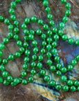 Immeasurable Green Onyx Wrap Necklace