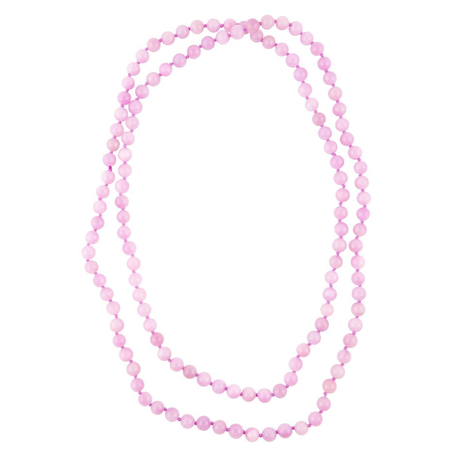 Immeasurable Pink Lilac Jade Necklace