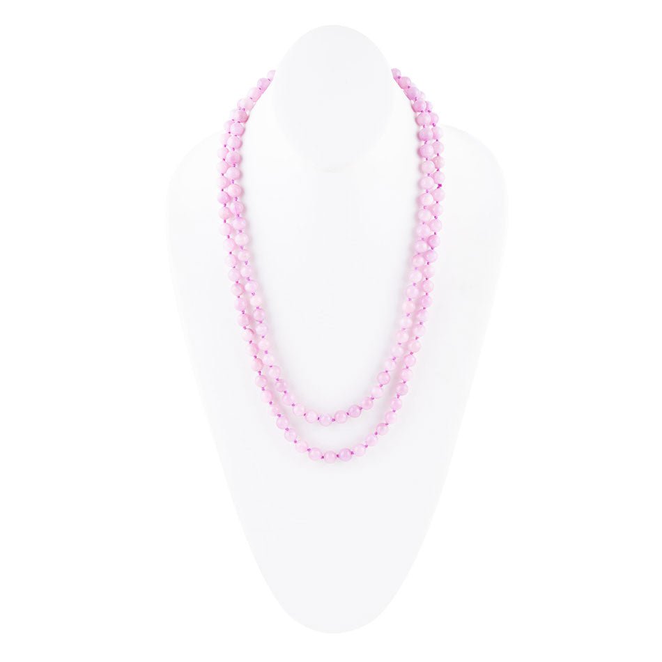 Immeasurable Pink Lilac Jade Necklace