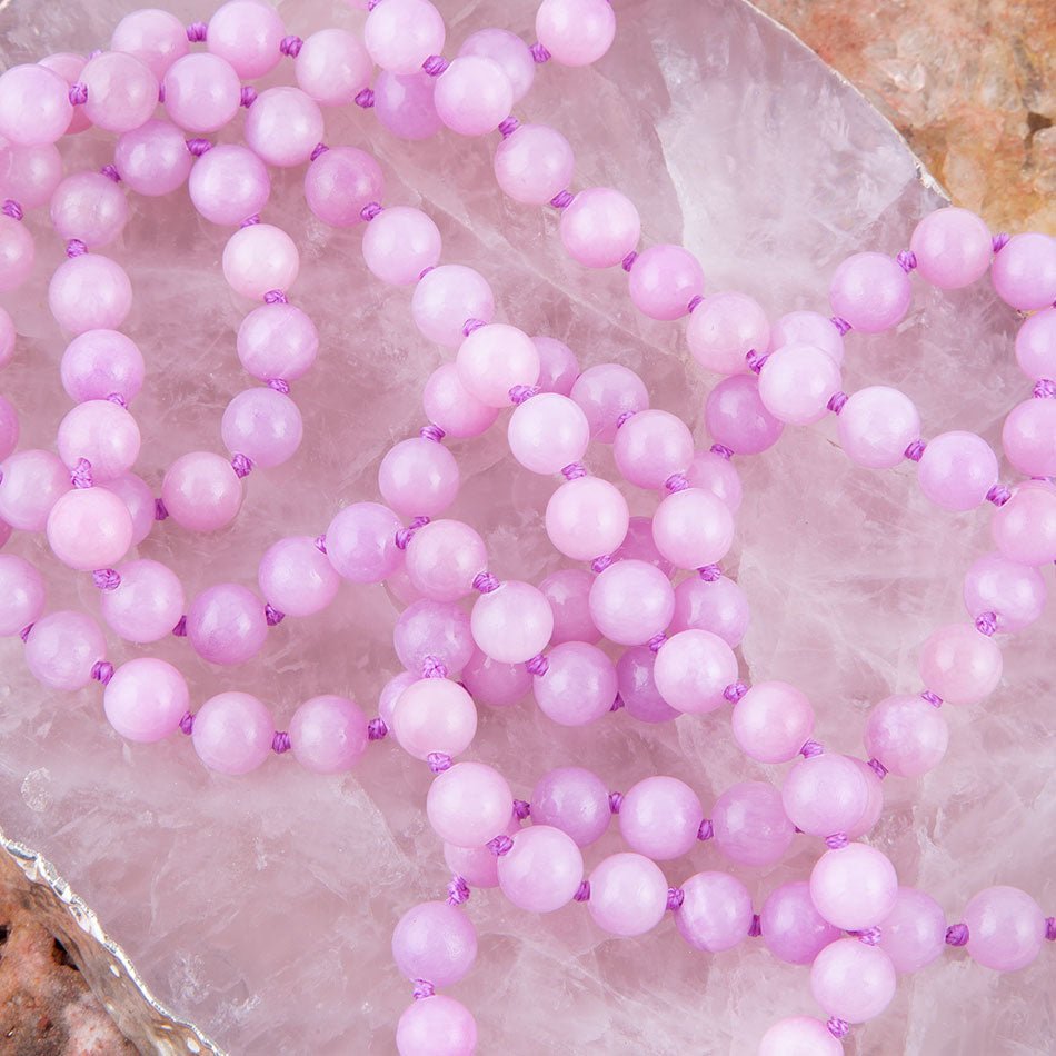 Immeasurable Pink Lilac Jade Necklace