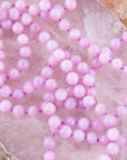 Immeasurable Pink Lilac Jade Necklace