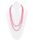 Immeasurable Pink Jade Wrap Necklace