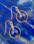 In The Loop Lapis Earrings